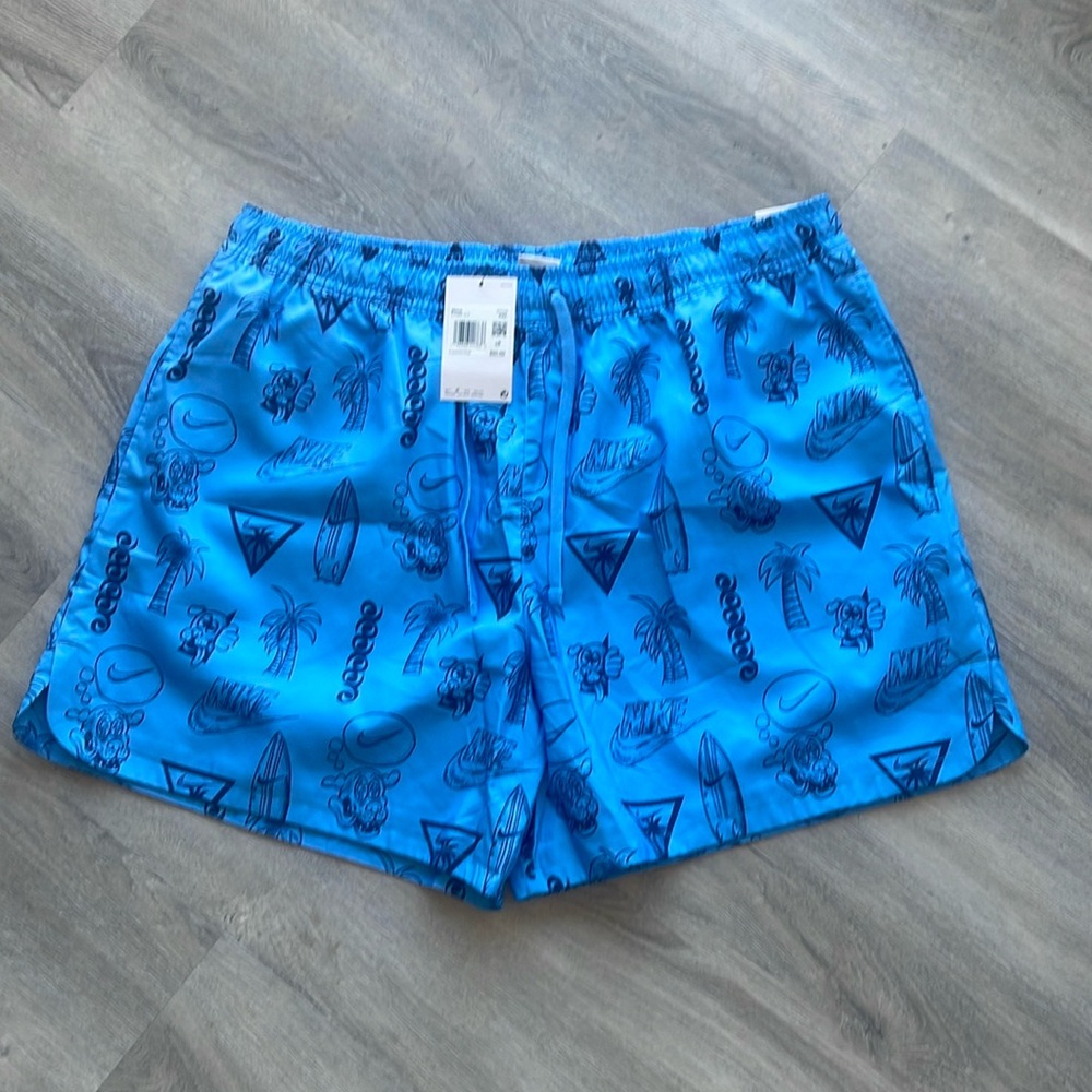 Nike Sportswear Woven Beach Shorts FJ1652-412 University Blue Men's Size XXL